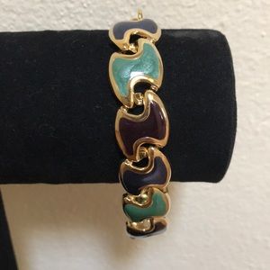 Enamel Link Bracelet